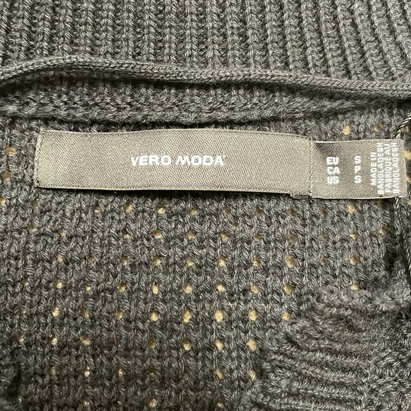 Vero Moda women black polo. Small. NWT! - Picture 3 of 8